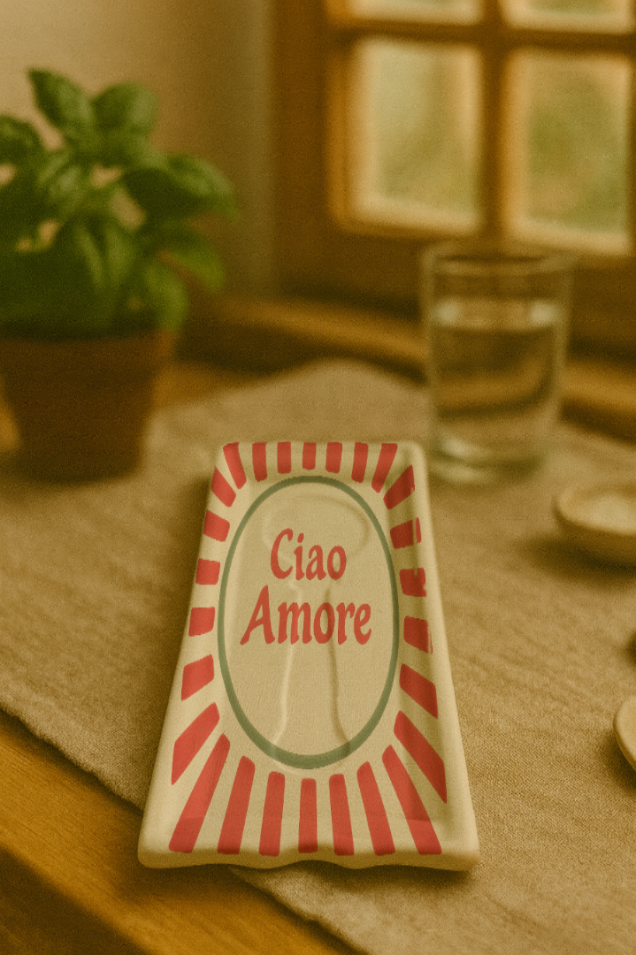 Repose-cuillère rectangulaire