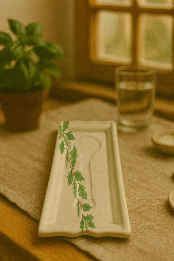 Repose-cuillère rectangulaire