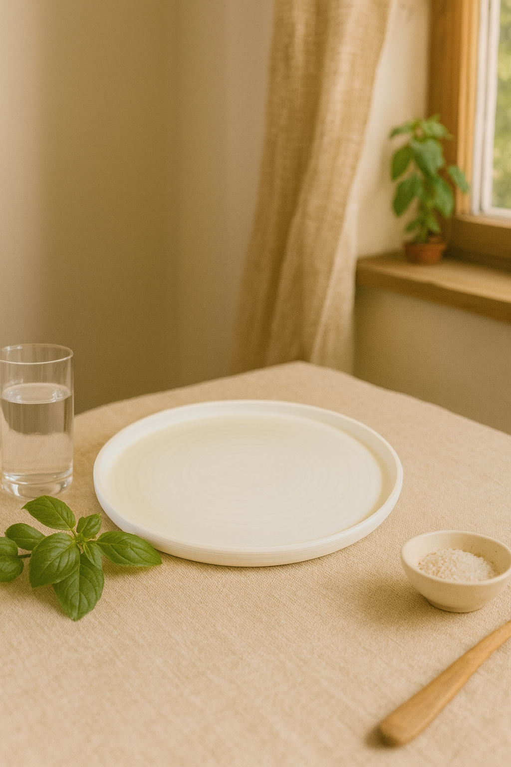 Assiette 26 cm avec rebord