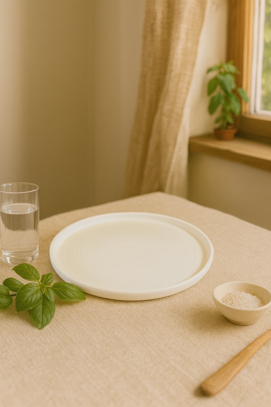 Assiette 26 cm avec rebord