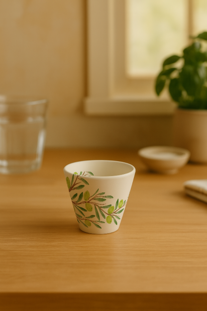 Tasse à expresso conique