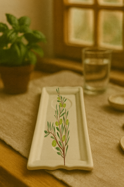 Repose-cuillère rectangulaire