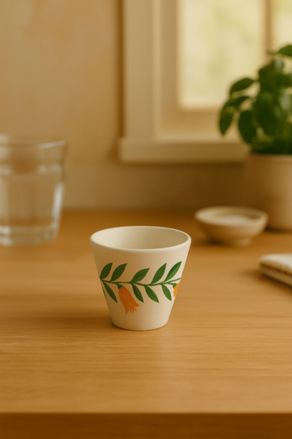 Tasse à expresso conique